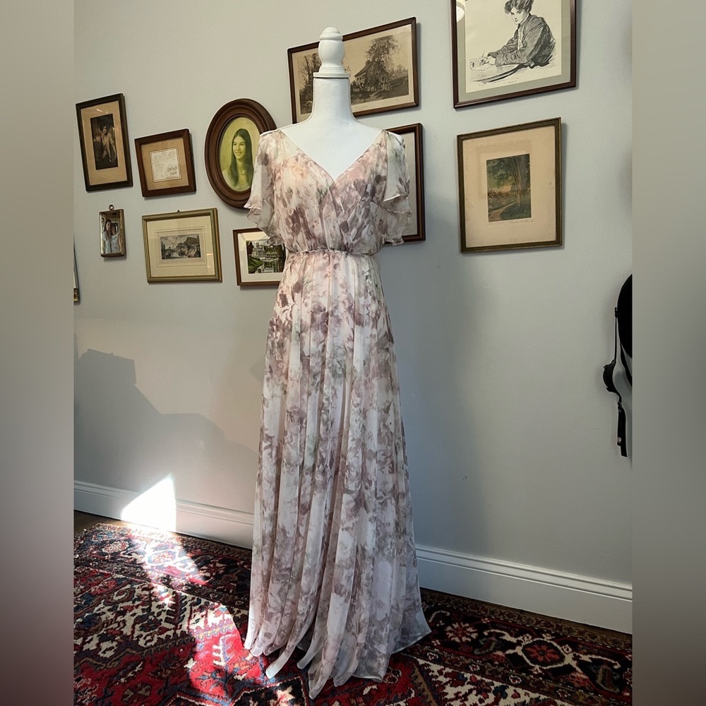 Jenny Woo Cassie Floral Maxi Dress